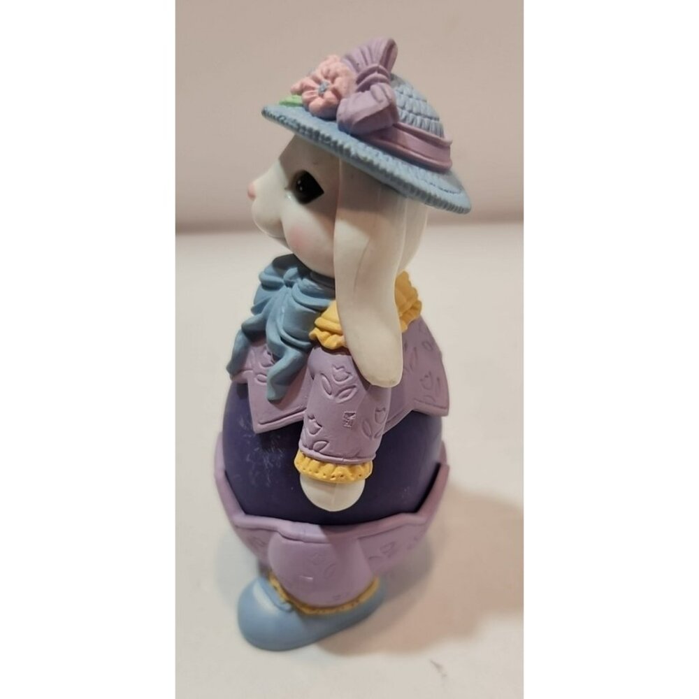 Vtg Avon Egg Pals 2 Bunny And 2 Duck Egg Holders Set Of 4 Multicolored With Eggs - Picture 6 of 16